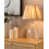 Beliani Table Lamp BLANCO Glass Natural 2