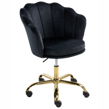 Desk Chair MONTICELLO Velvet Black