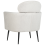 Beliani Armchair SOBY Fabric Off-White 5