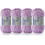 2 Pac Chenille Yarn for Crocheting - Fluffy Baby Yarn 50g 1
