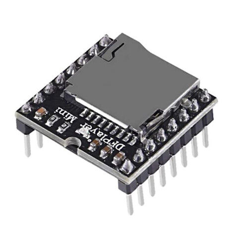 10Pcs YX5200 MP3 Player Audio Module MP3 Voice Decode Board Supporting TF Card U-Disk IO/Serial Port/AD