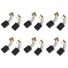 12 Pcs Electric Motor Power Tool Part Carbon Brush 6.5mm X 13.5mm X 18 mm