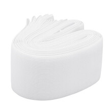 Knit Elastic Band White 70mm x 11yd for DIY Sewing