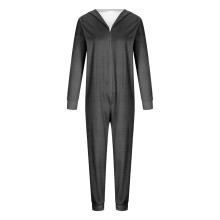 Family Matching Hooded Zip-Up Loungewear Set for Mom and