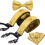 Men's Silk Braces with Paisley Pattern Adjustable 6-Clip 1