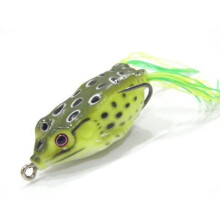 Topwater Frog Lures Set Weedless Soft Bait 5 Pcs