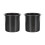 Car Cup Holder Recessed Plastic Black 2 Pcs 1