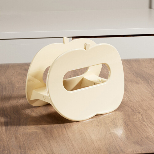 Apple Pot Lid Rack White Gravity Clamp Holder with