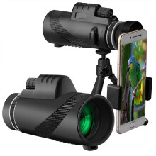 HD Monocular Telescope 40x60 with Tripod and Phone Clip
