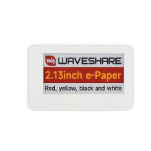 Waveshare 2.13 Inch NFC-Powered E-Paper Wireless EPaper Eink Display Screen Module for Mobile Android APP 4-Color Displaying