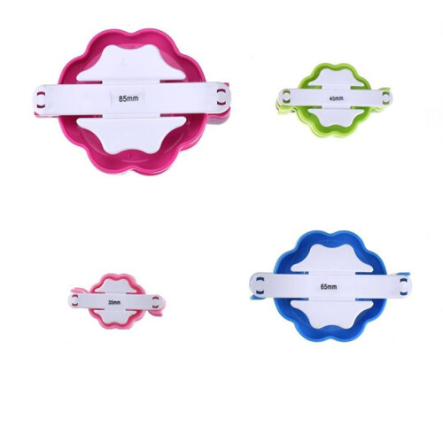 4 Sizes Pompom Maker  Needlework Knitting Tools Pompom Yarn Making Tools DIY Weaving Wool