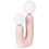 Beliani Table Lamp TULUN Pastel Pink 4