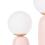 Beliani Table Lamp TULUN Pastel Pink 5