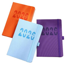 2026 Planner Notebook Daily Notepad Weekly Monthly Calendar Planner A5 Size with Faux Leather Cover Calendar Notebook