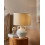 Beliani Table Lamp LABRADA Ceramic White 2