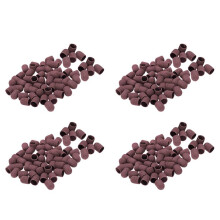 200Pcs Sanding Bands Block Caps Without Grip 80 120 180 13x19Mm Sanding Cap Manicure Pedicure Electric Nail Drill-02
