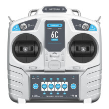 MC6C V2 2.4G 6CH Controller Transmitter W/ Receiver Radio System for RC Airplane Drone Multirotor Helicopter Boat