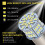 1156 LED Bulbs 12V Backup Light Kit 4 Pack Amber 2