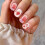 Acrylic Nail Tips Kit Striped Design 24 pcs 6