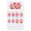 Acrylic Nail Tips Kit Striped Design 24 pcs 4