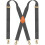 Snap Hook Suspenders for Men Adjustable Retro Style 1