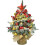 Mini Artificial Christmas Tree LED Snowy Red Christmas Decoration 45cm — mini artificial tree, red tree 45cm 1