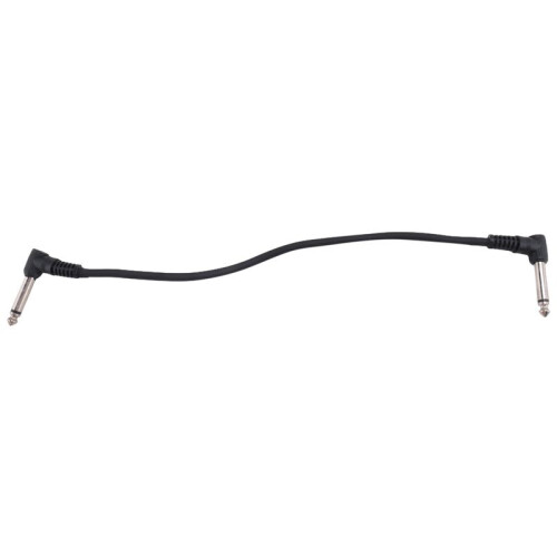 12PCS 6 Inch Guitar Patch Cables, Black Guitar Pedal Cable Effect Cable Cord 2
