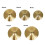 Brass Cymbals Set 8 10 12 14 16 Inch 3