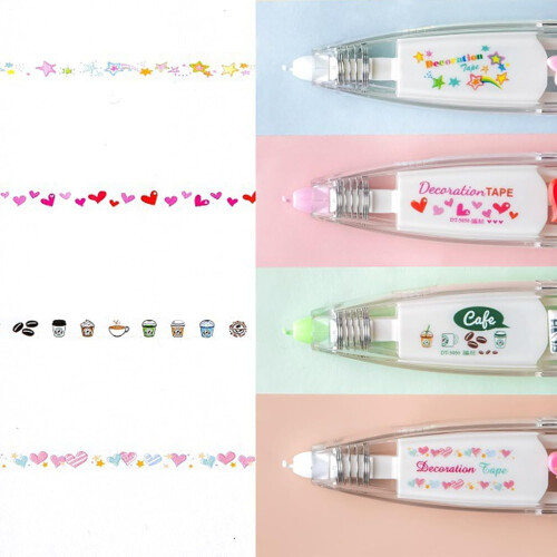 Animal-shaped decorative pens press-type 6 or 12 pack 2