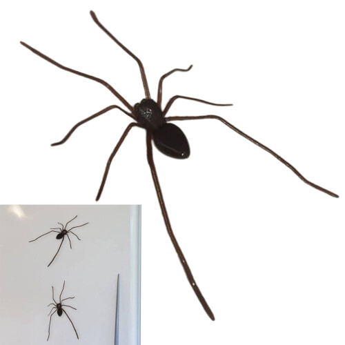 Brown Spider Fridge Magnet 3D Realistic Halloween Decoration 1