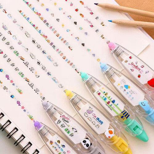 Animal-Shaped Decorative Pens 6 or 12 Pack 1