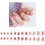 Acrylic Nail Tips Kit Striped Design 24 pcs 2