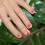 Acrylic Nail Tips Kit Striped Design 24 pcs 3
