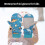 Kids' Splashproof Windproof Winter Mittens Dinosaur Print 4
