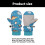 Kids' Splashproof Windproof Winter Mittens Dinosaur Print 7