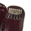 Genuine Leather Key Bag with Zipper 6 Hooks 2 Card Slots 3
