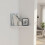 Hoekwandplank, walnoot, halfrond, wandmontage 3