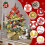 Mini Artificial Christmas Tree LED Snowy Red Christmas Decoration 45cm — mini artificial tree, red tree 45cm 2