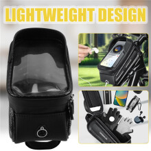 NEWBOLER Bike Bag 2L Frame Front Tube Cycling Bag Bicycle Waterproof Phone Case Holder 7.2Inches Touchscreen Bag