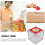 Square Raffle Tickets Box Event Supplies 1 Set 7