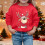 Kids Christmas reindeer pullover top long sleeve 2