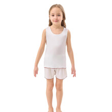 Girls Sleeveless Tank and Shorts Set Silk Satin 5–14 Years