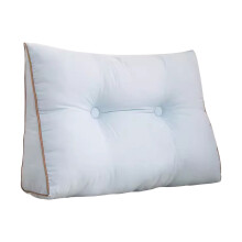 Triangular Cushion Cover for Double Beds Ergonomic Backrest