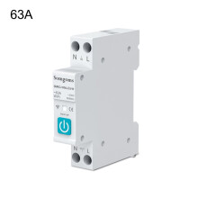 Tuya WiFi Smart Circuit Breaker 1P DIN Rail 10-63A Remote