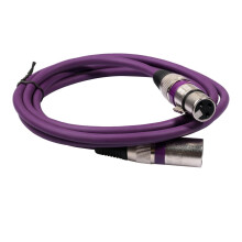 XLR Mic Cable 6 ft Male to Female Balanced 3-Pin Red