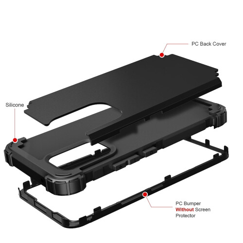Samsung A53 5G Military-Grade Defender Case Black 2