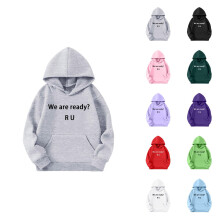 Kids Hooded Sweatshirt Graphic Print Long Sleeve Pullover