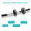 Ab Wheel Roller for Abdominal Exercise Black Anti-Slip Foam 2