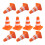 Traffic Cones for Driving Practice 10 Pcs 3
