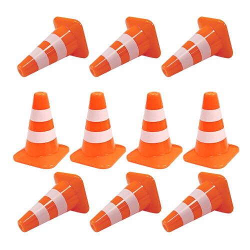 Traffic Cones for Driving Practice 10 Pcs 2